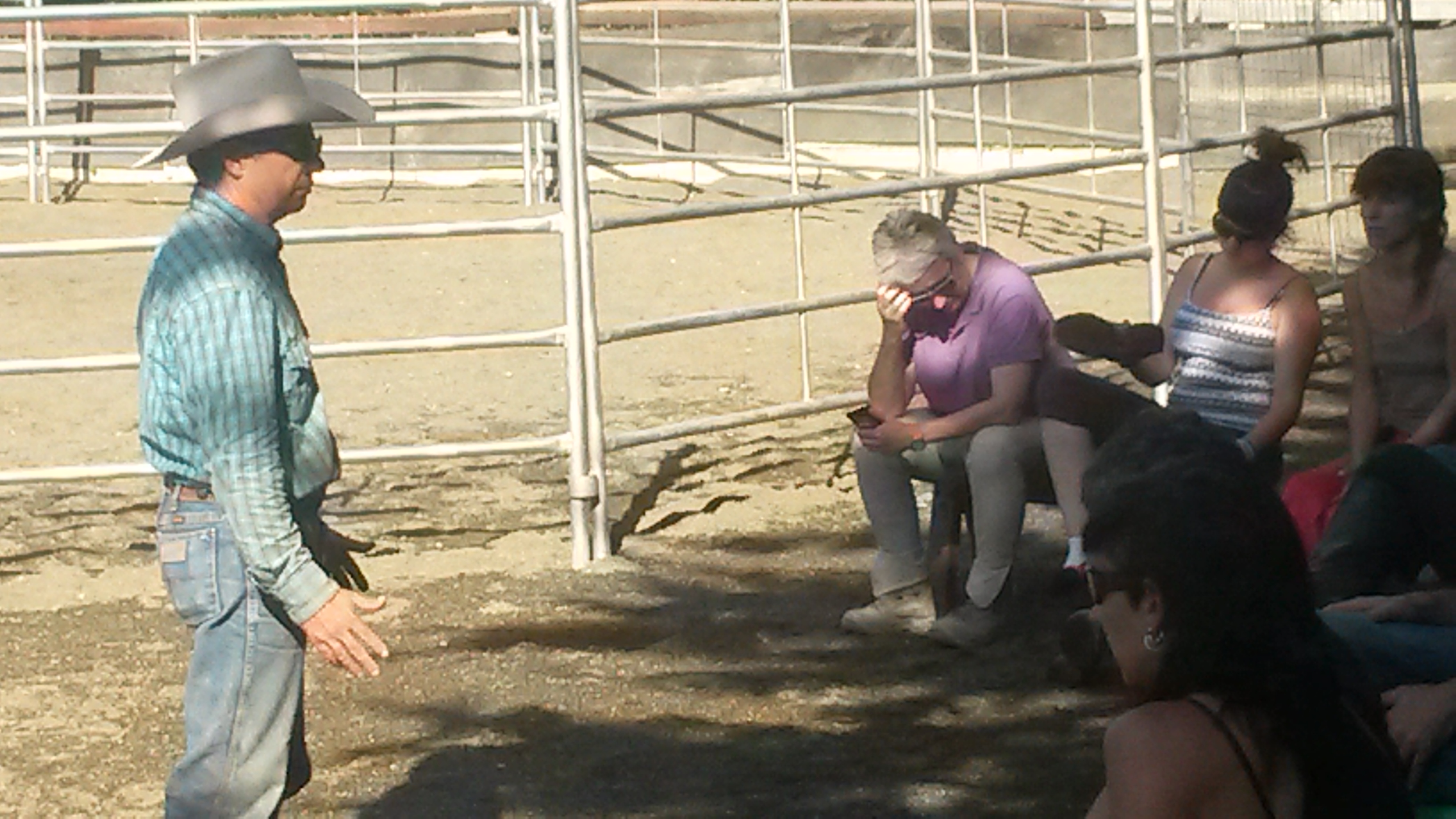 Joan Anton Vendrell (EEUU, Texas) impartió el clinic de Doma Natural en el Club Hípico Biki Blasco